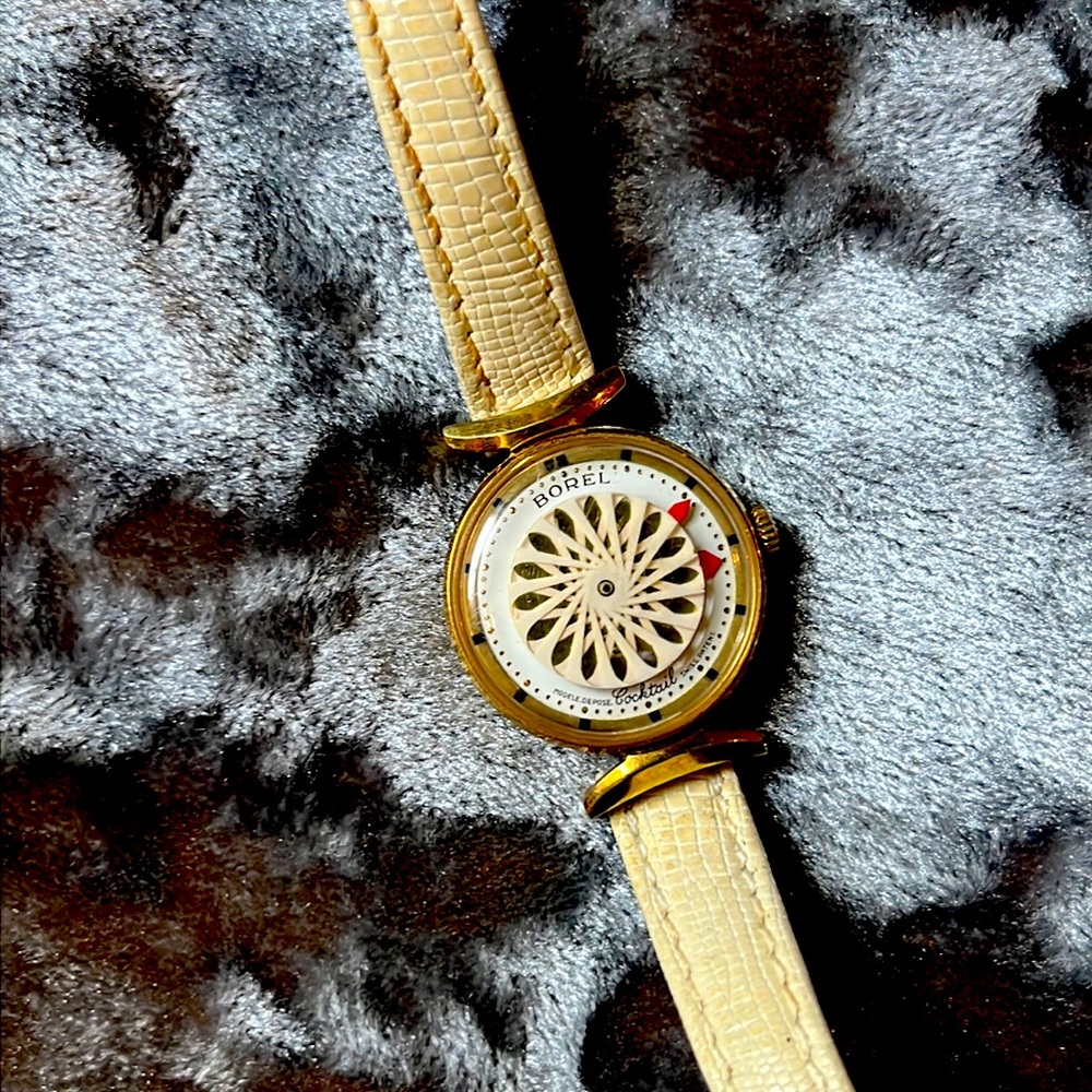 VINTAGE ERNEST BOREL KALEIDOSCOPE  LADIES WATCH